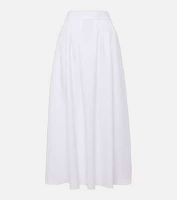 Jupe midi Sabina en lin | Loro Piana