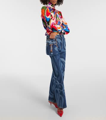 Secchiello Marmo Small in denim | Pucci