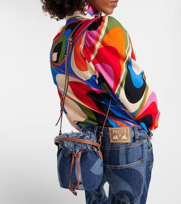 Secchiello Marmo Small in denim | Pucci