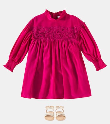 Abito in seta in pizzo | Chloé Kids