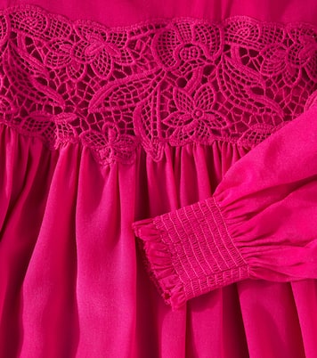 Abito in seta in pizzo | Chloé Kids