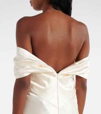 Bridal Cleo wool and silk gown | Danielle Frankel