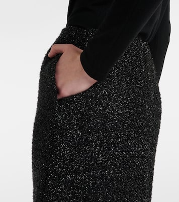 Jupe crayon Corinna en lamé | The Row