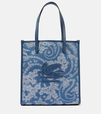 Cabas Love Trotter Medium en jean | Etro