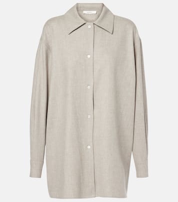 Camicia Komako in lana e cashmere | The Row