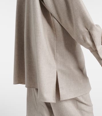 Camicia Komako in lana e cashmere | The Row