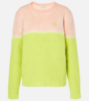 x Suna Fujita mohair and wool-blend sweater | Loewe