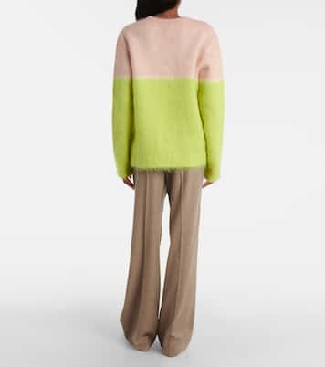 x Suna Fujita mohair and wool-blend sweater | Loewe