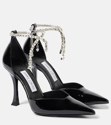 Escarpins Stevie 100 en cuir verni | Jimmy Choo
