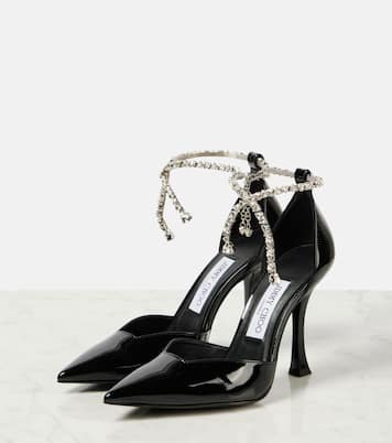 Escarpins Stevie 100 en cuir verni | Jimmy Choo
