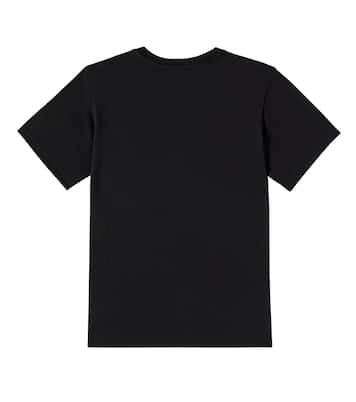 T-shirt in jersey di cotone con logo | Dolce&Gabbana Kids