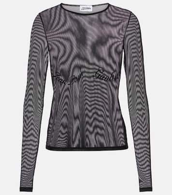 Top in mesh trasparente | Jean Paul Gaultier