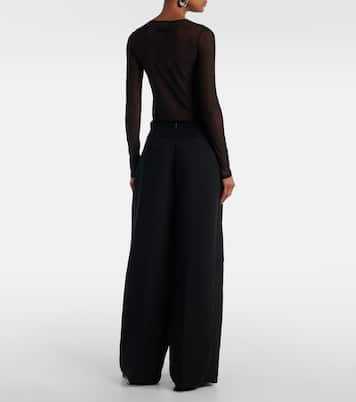 Top in mesh trasparente | Jean Paul Gaultier