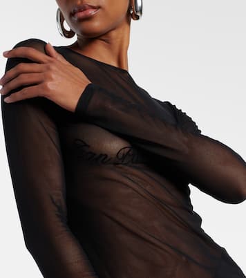 Top in mesh trasparente | Jean Paul Gaultier