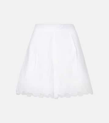 Shorts in cotone con ricamo | Juliet Dunn