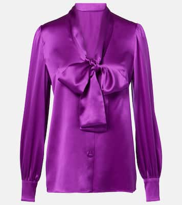 Schluppenbluse aus Seide | Dolce&Gabbana