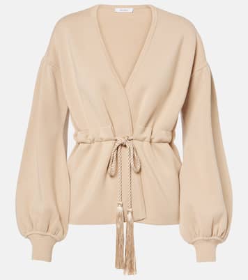 Tiberio belted virgin wool cardigan | Max Mara