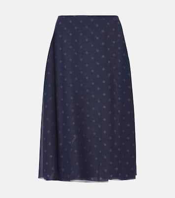 Falda midi estampada | Acne Studios