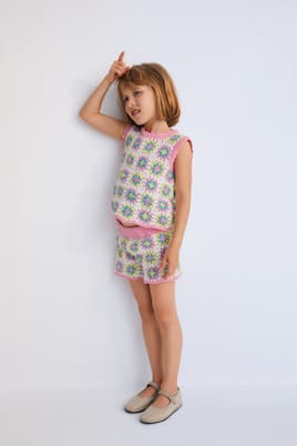 Shorts Nikaia in crochet di cotone | The New Society