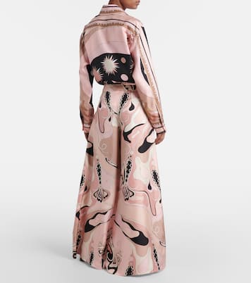 Pantalon ample Orchidee en soie | Pucci