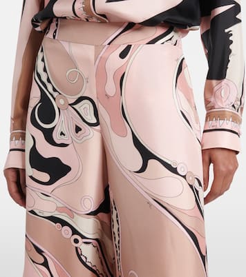 Pantalon ample Orchidee en soie | Pucci