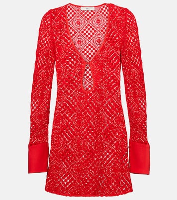 Minikleid Rayure aus Häkelstrick | SIR