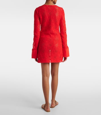 Minikleid Rayure aus Häkelstrick | SIR