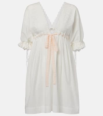 Minikleid aus einem Baumwollgemisch | Chloé
