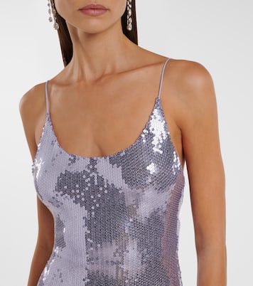 Sequined open-back gown | Alex Perry