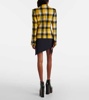 Blazer Georgia en laine vierge à carreaux | Vivienne Westwood
