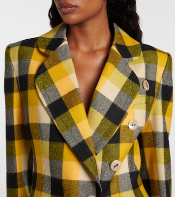 Blazer Georgia en laine vierge à carreaux | Vivienne Westwood