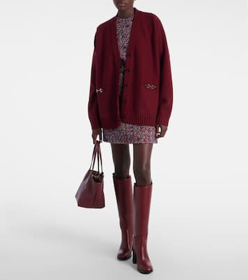 Cárdigan de lana y cachemir con Horsebit  | Gucci