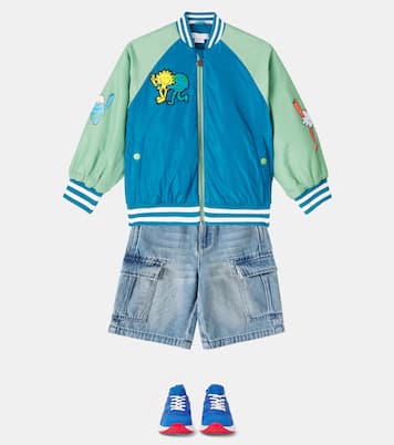 Printed varsity jacket | Stella McCartney Kids