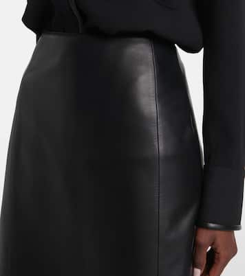 Leather pencil skirt | Vince
