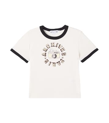 T-shirt Akiva en coton imprimé | Bonpoint