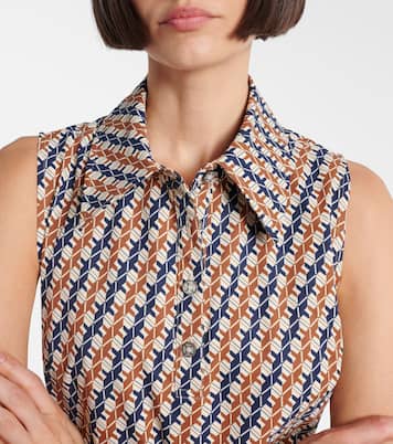 Vestido tenis plisado estampado | Tory Burch