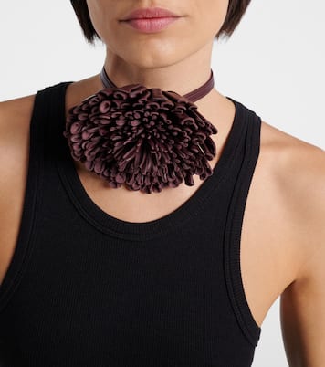 Leather choker | Alaïa