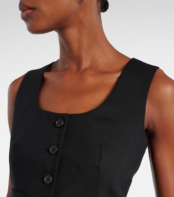 Morris wool vest | Veronica Beard