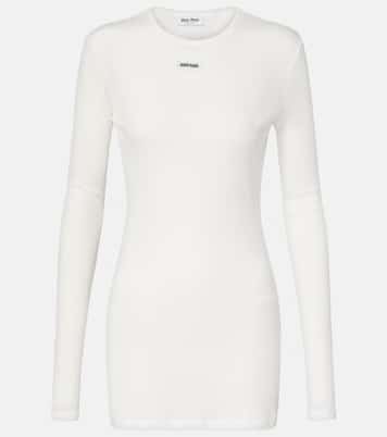 Minikleid aus Baumwoll-Jersey | Miu Miu