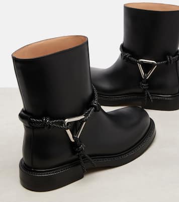 Leather ankle boots | Bottega Veneta