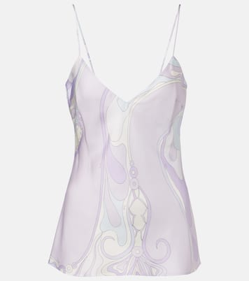 Orchidee silk satin camisole | Pucci