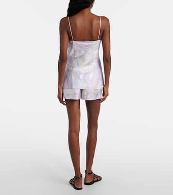 Orchidee silk satin camisole | Pucci