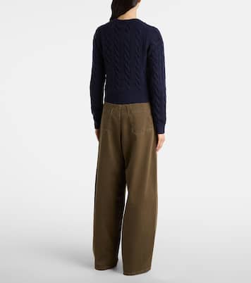 Cable-knit wool and cashmere cardigan  | Polo Ralph Lauren