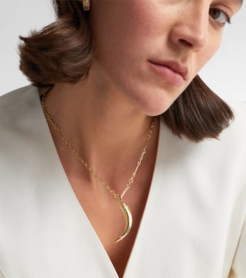 18kt gold pendant with diamonds | FoundRae