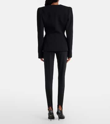 Leggings con fuseau en mezcla de lana | Mugler