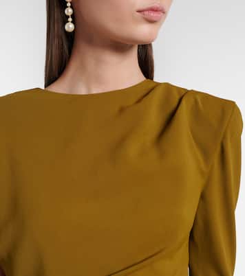 Abito lungo Dion con mantella | Rachel Gilbert