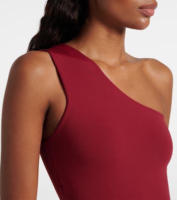 One-shoulder swimsuit and beach cover-up set | Taller Marmo