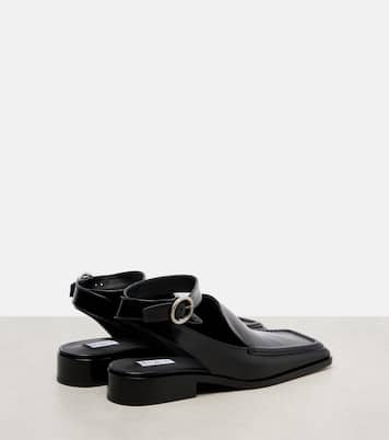 Leather slingback flats | Alaïa