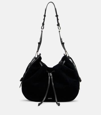 Bolso al hombro Bolton Medium de ante | Isabel Marant