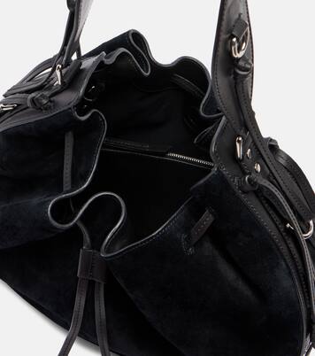 Bolso al hombro Bolton Medium de ante | Isabel Marant